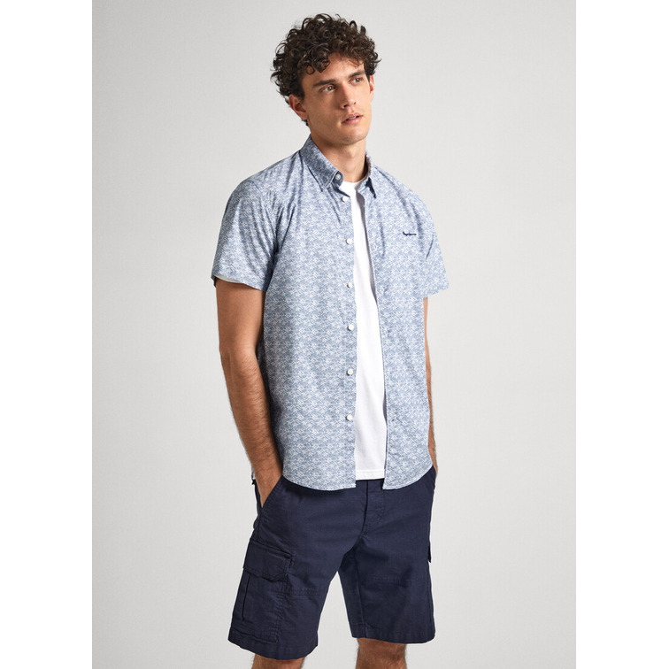 CAMISA POPELÍN ESTAMPADA FIT REGULAR HOMBRE PEPE JEANS