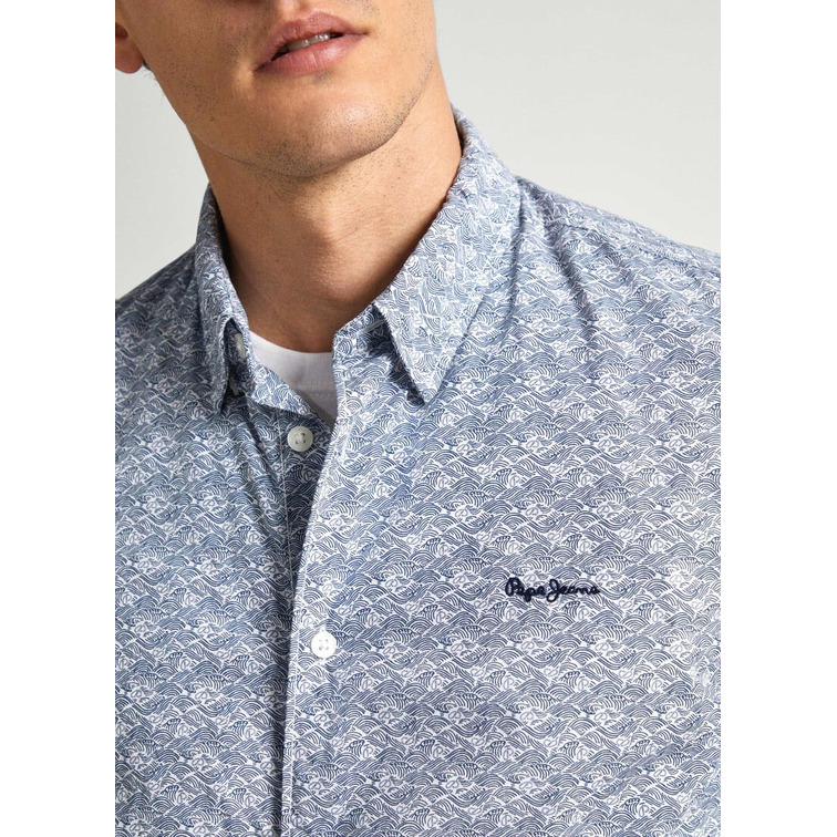 CAMISA POPELÍN ESTAMPADA FIT REGULAR HOMBRE PEPE JEANS