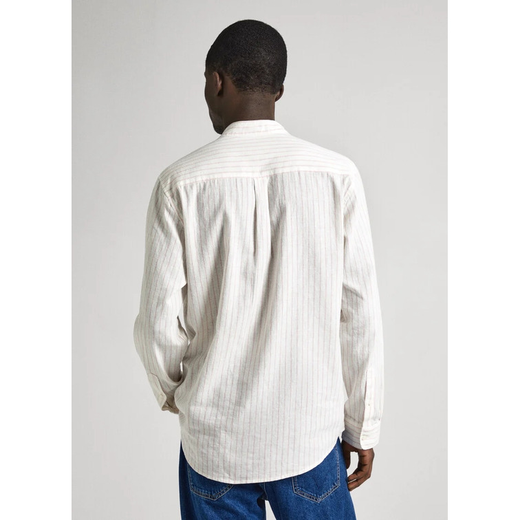 CAMISA DE LINO RAYAS FIT REGULAR HOMBRE PEPE JEANS