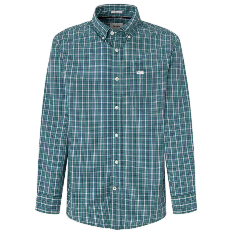 CAMISA POPELÍN CUADROS FIT REGULAR HOMBRE PEPE JEANS