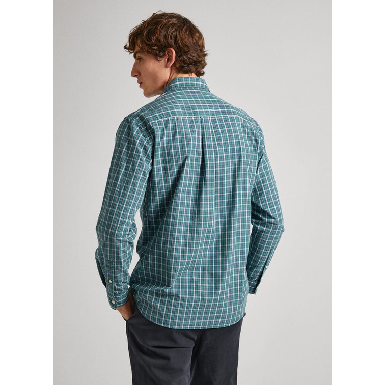 CAMISA POPELÍN CUADROS FIT REGULAR HOMBRE PEPE JEANS