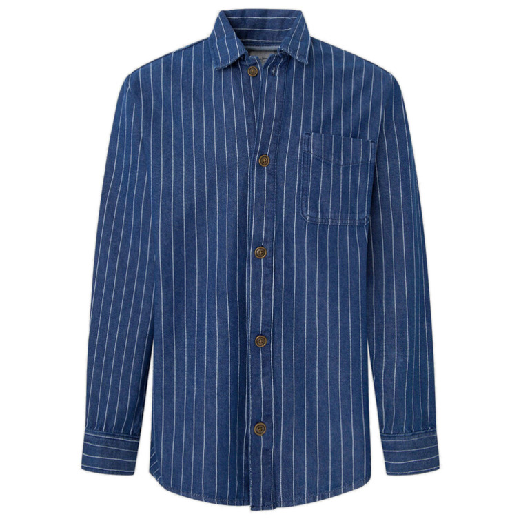 CAMISA DENIM RAYAS WORKER HOMBRE PEPE JEANS
