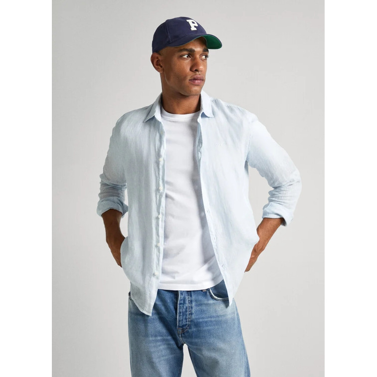 CAMISA LINO FIT REGULAR HOMBRE PEPE JEANS