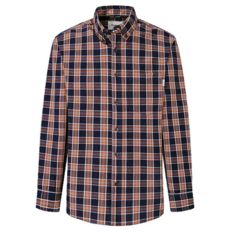 CAMISA CUADROS HOMBRE PEPE JEANS FIT REGULAR