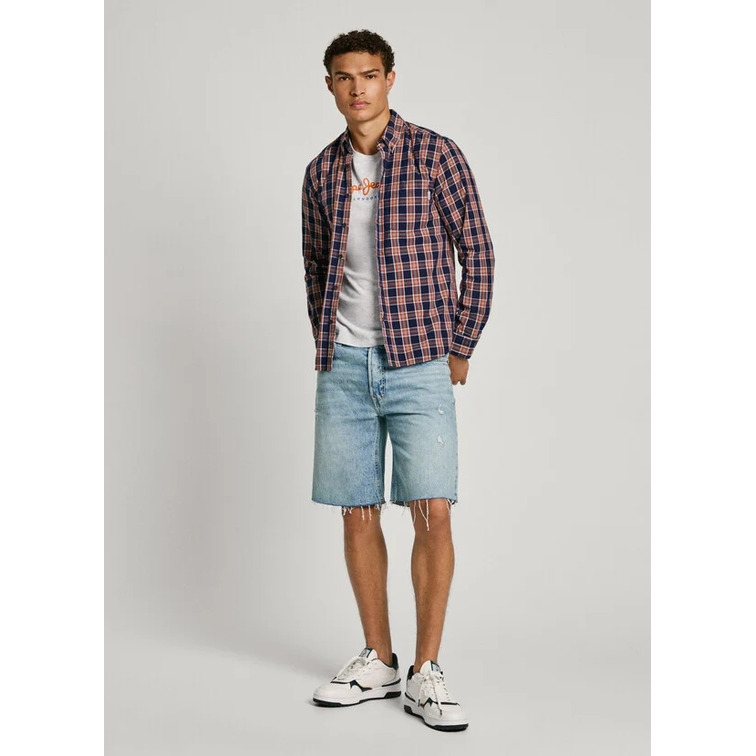 CAMISA CUADROS HOMBRE PEPE JEANS FIT REGULAR