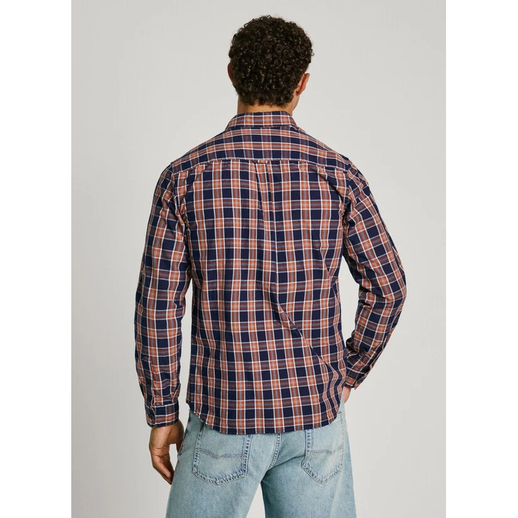 CAMISA CUADROS HOMBRE PEPE JEANS FIT REGULAR