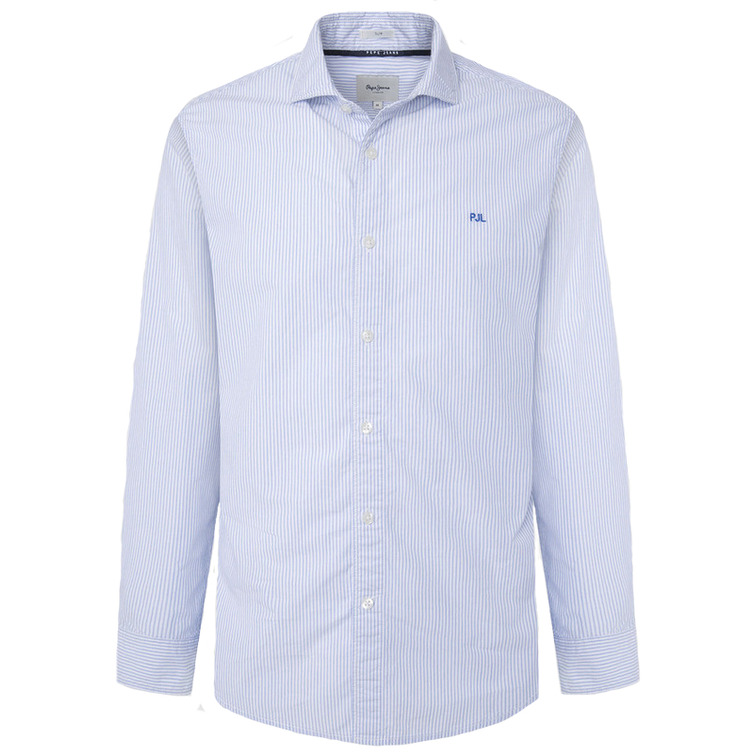 CAMISA A RAYAS HOMBRE PEPE JEANS CUELLO ITALIANO