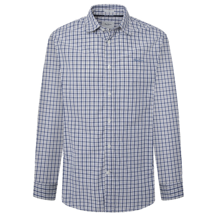 CAMISA POPELÍN CUADROS FIT SLIM HOMBRE PEPE JEANS