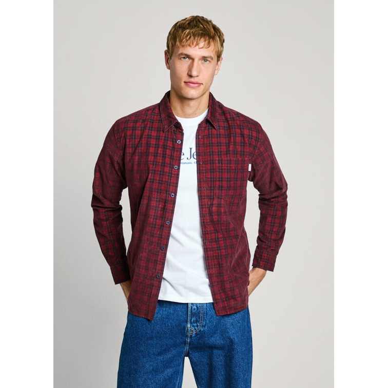 CAMISA DE PANA CUADROS FIT REGULAR HOMBRE PEPE JEANS