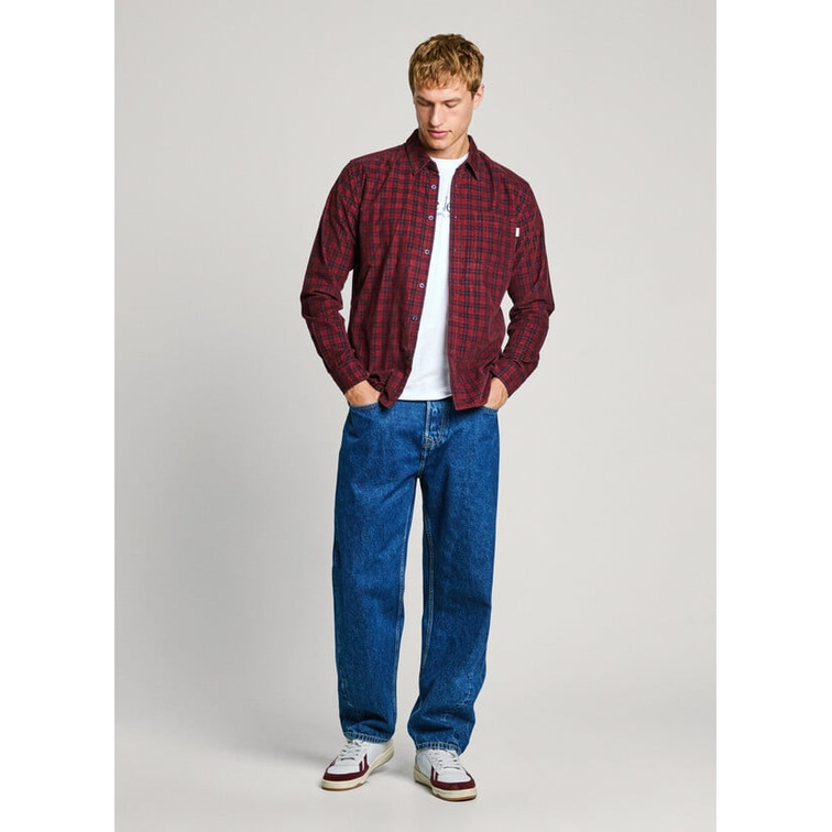 CAMISA DE PANA CUADROS FIT REGULAR HOMBRE PEPE JEANS