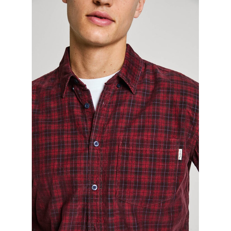 CAMISA DE PANA CUADROS FIT REGULAR HOMBRE PEPE JEANS