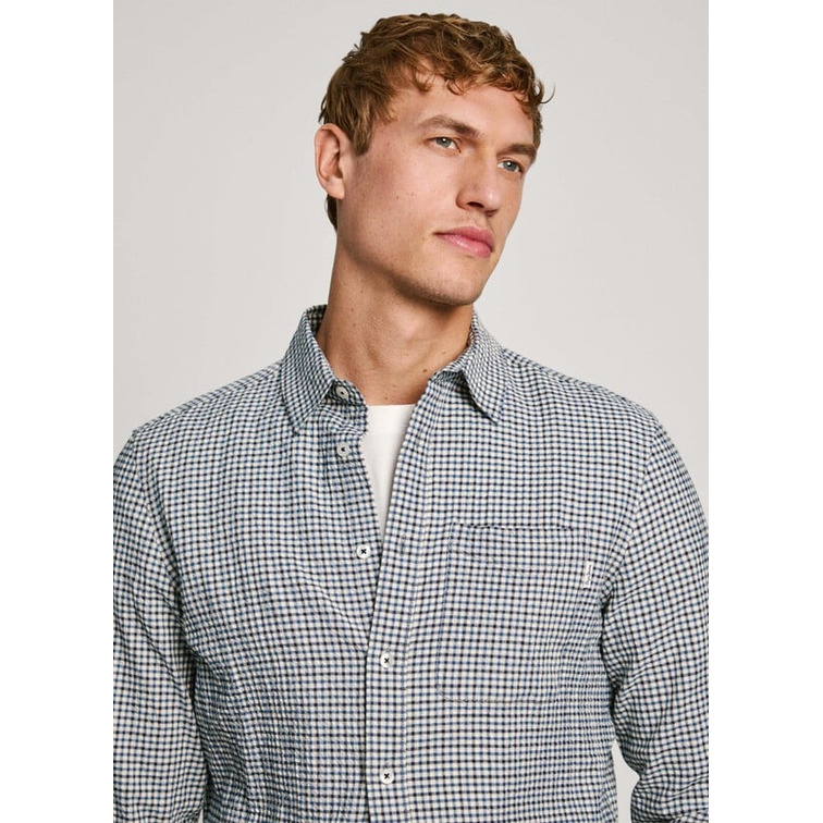 CAMISA POPELÍN CUADROS FIT REGULAR HOMBRE PEPE JEANS