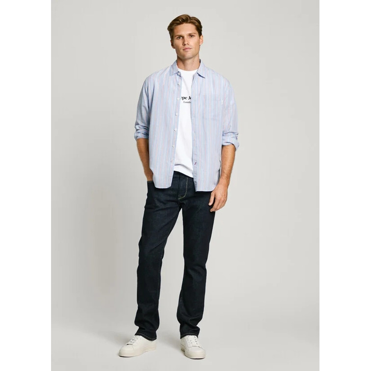 CAMISA POPELÍN HOMBRE PEPE JEANS A RAYAS FIT REGULAR