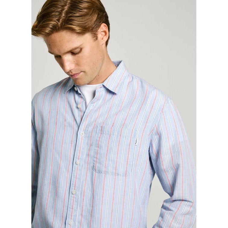 CAMISA POPELÍN HOMBRE PEPE JEANS A RAYAS FIT REGULAR