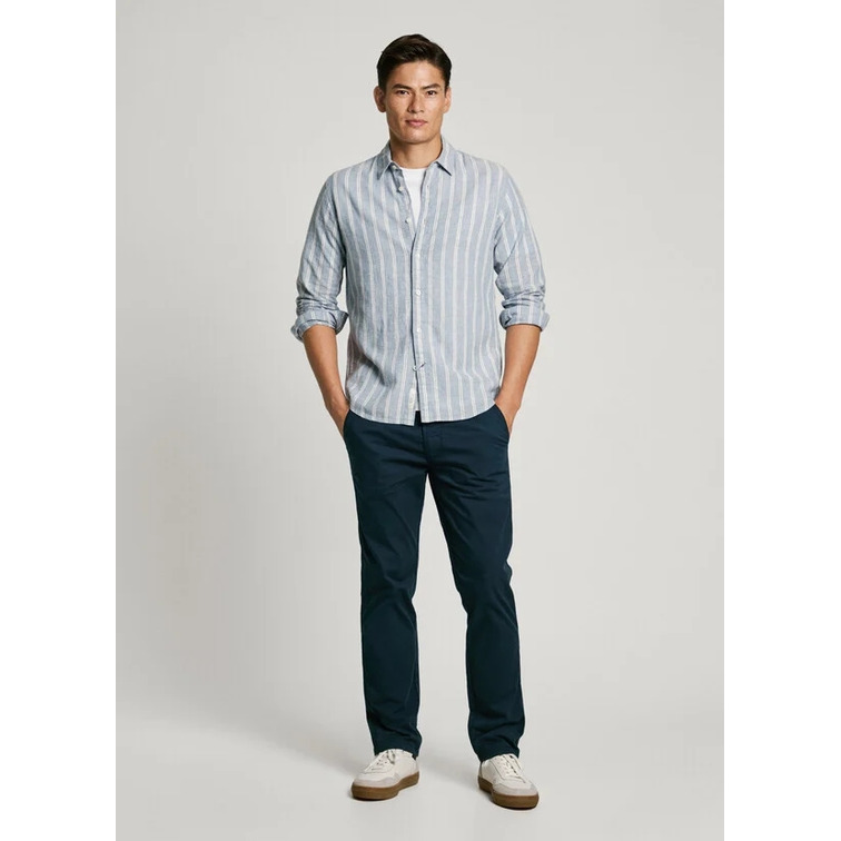 CAMISA RAYAS HOMBRE PEPE JEANS FIT REGULAR