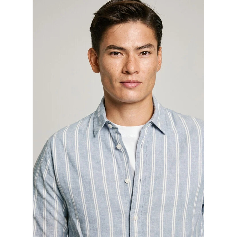 CAMISA RAYAS HOMBRE PEPE JEANS FIT REGULAR