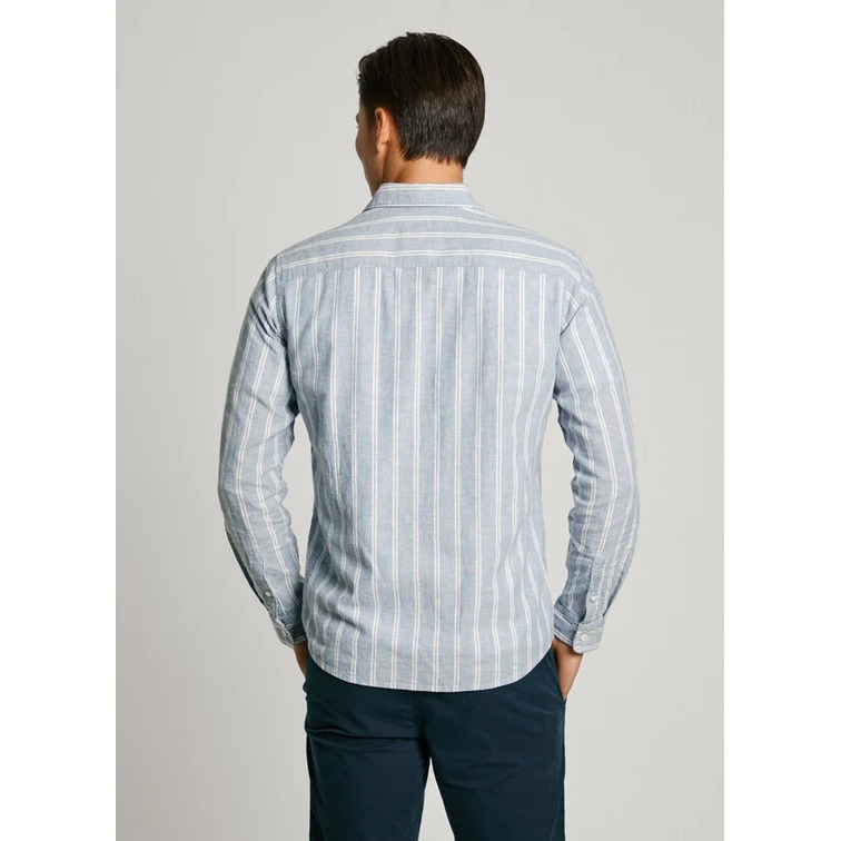 CAMISA RAYAS HOMBRE PEPE JEANS FIT REGULAR