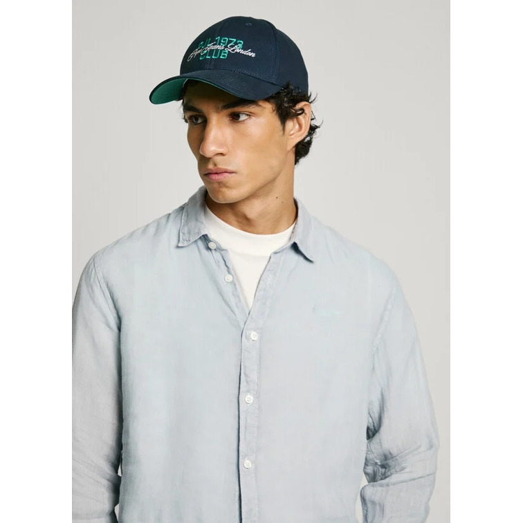 CAMISA HOMBRE PEPE JEANS LOGO BORDADO FIT REGULAR