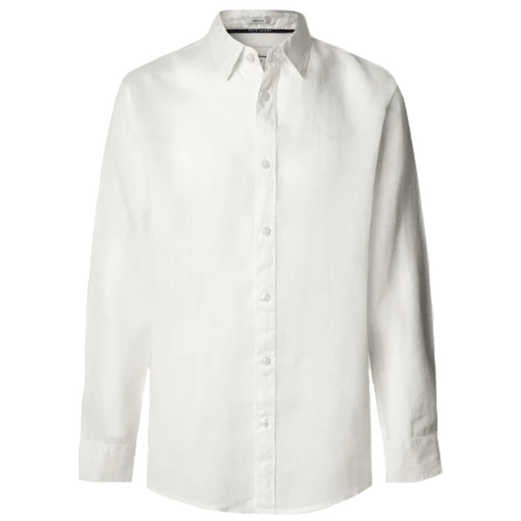 CAMISA HOMBRE PEPE JEANS LOGO BORDADO FIT REGULAR