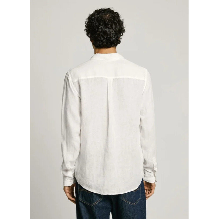 CAMISA HOMBRE PEPE JEANS LOGO BORDADO FIT REGULAR