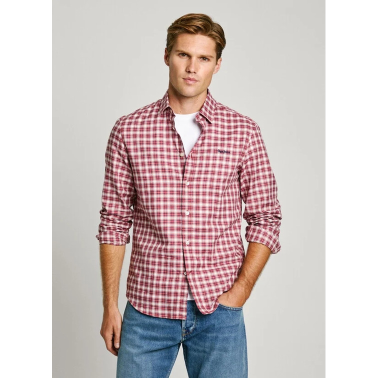 CAMISA A CUADROS HOMBRE PEPE JEANS FIT REGULAR