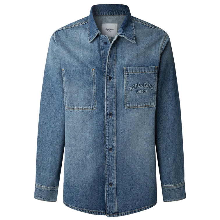 CAMISA HOMBRE  PEPE JEANS RELAXED SHIRT WESTON FS DUSK B