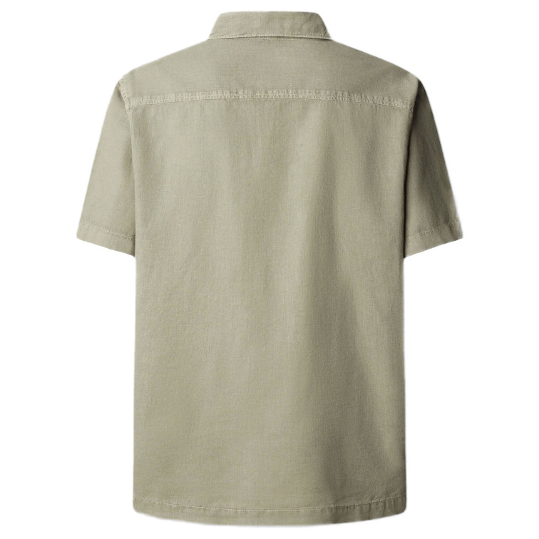 CAMISA DE LINO HOMBRE PEPE JEANS CON CUELLO CUBANO