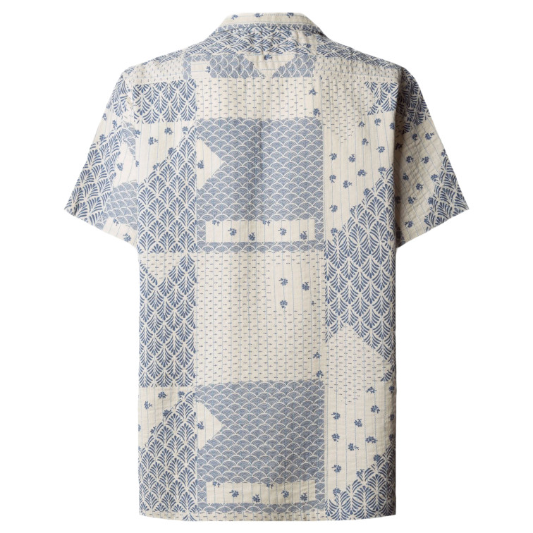 CAMISA PATCHWORK HOMBRE PEPE JEANS CON CUELLO CUBANO