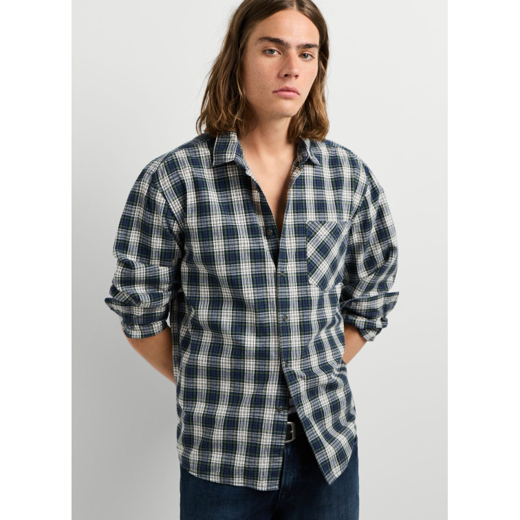 CAMISA CUADROS HOMBRE PEPE JEANS FIT CASUAL