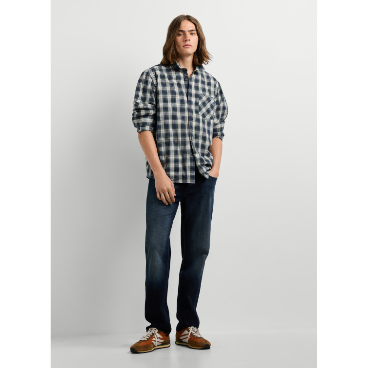 CAMISA CUADROS HOMBRE PEPE JEANS FIT CASUAL