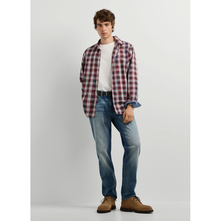 CAMISA CUADROS HOMBRE PEPE JEANS FIT REGULAR