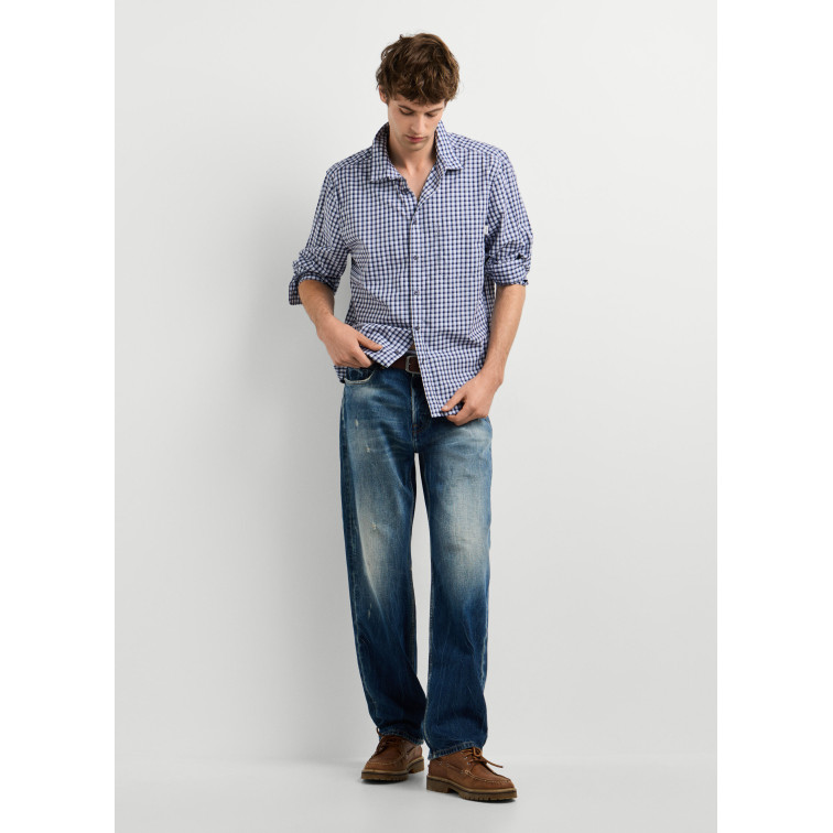 CAMISA POPELÍN CUADROS HOMBRE PEPE JEANS FIT CASUAL