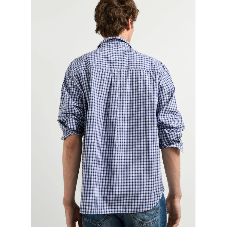 CAMISA POPELÍN CUADROS HOMBRE PEPE JEANS FIT CASUAL