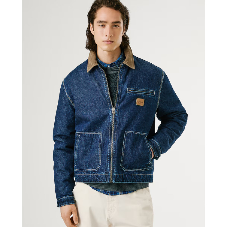 CHAQUETA HOMBRE PEPE JEANS WORKWEAR CUELLO PANA