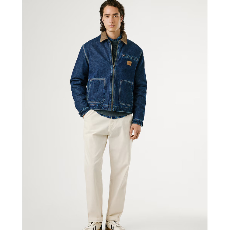 CHAQUETA HOMBRE PEPE JEANS WORKWEAR CUELLO PANA