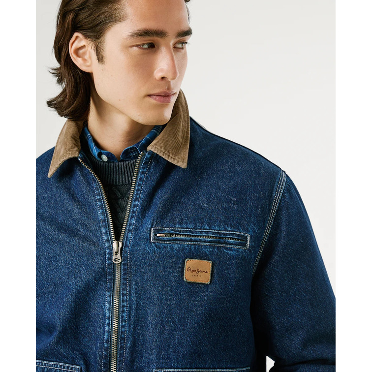 CHAQUETA HOMBRE PEPE JEANS WORKWEAR CUELLO PANA