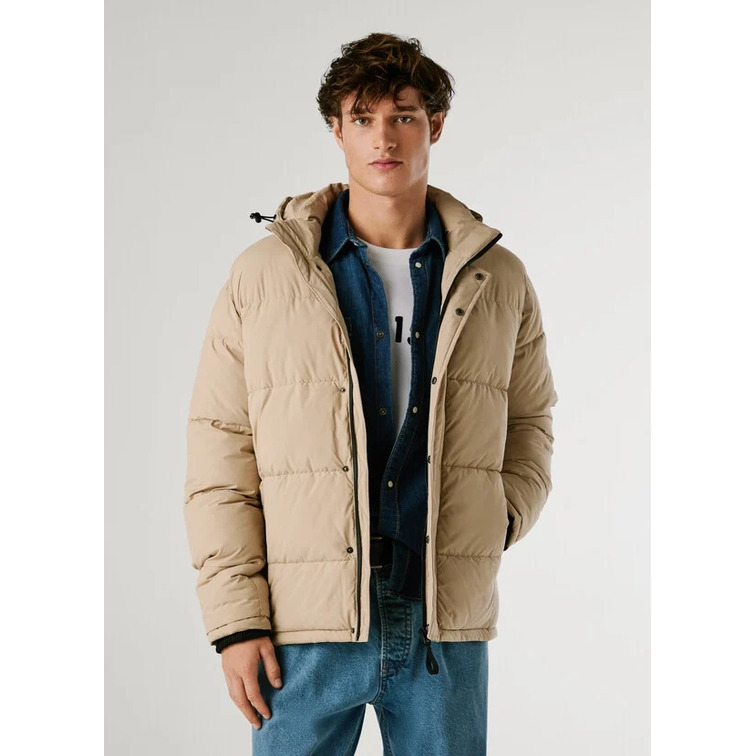 PLUMIFERO ACOLCHADO HOMBRE PEPE JEANS CON CAPUCHA