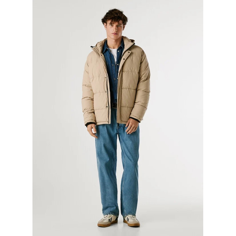 PLUMIFERO ACOLCHADO HOMBRE PEPE JEANS CON CAPUCHA