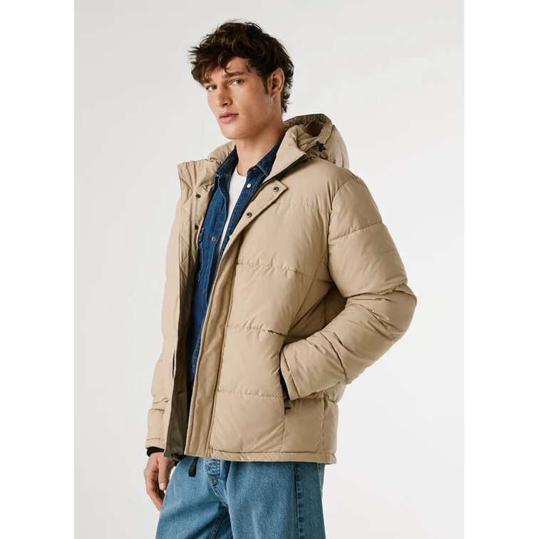 PLUMIFERO ACOLCHADO HOMBRE PEPE JEANS CON CAPUCHA