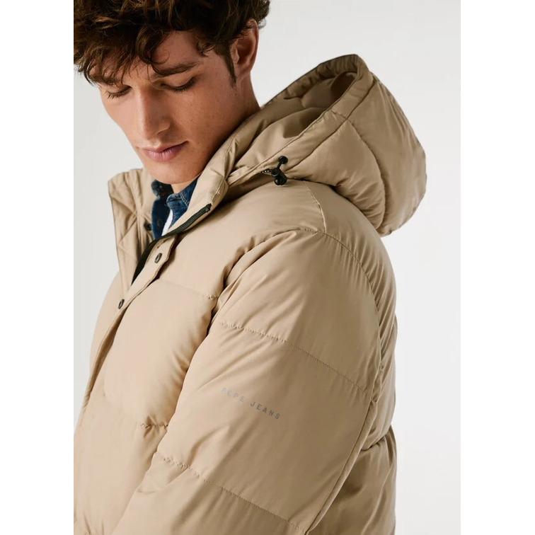 PLUMIFERO ACOLCHADO HOMBRE PEPE JEANS CON CAPUCHA