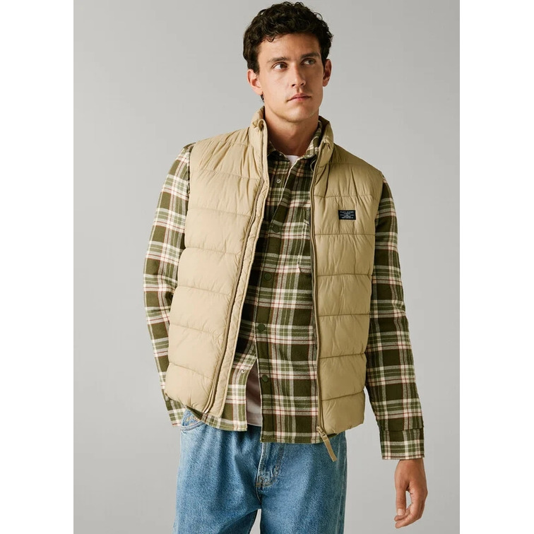 CHALECO ACOLCHADO HOMBRE PEPE JEANS CIERRE CREMALLERA