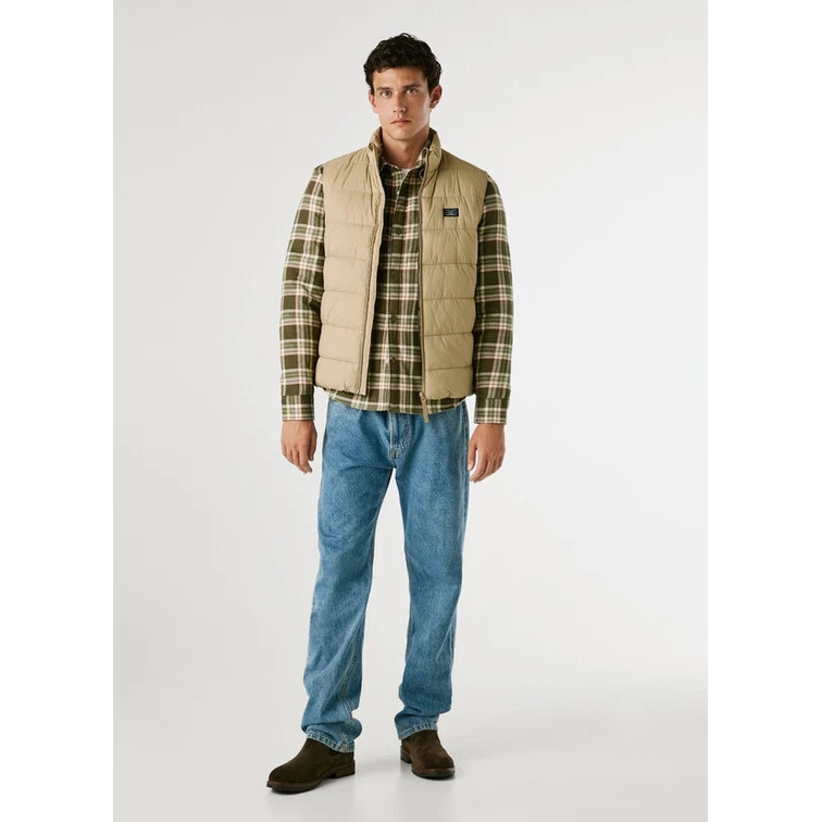 CHALECO ACOLCHADO HOMBRE PEPE JEANS CIERRE CREMALLERA