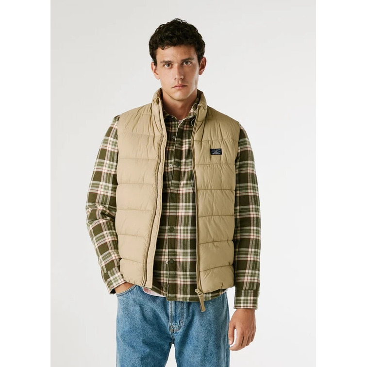 CHALECO ACOLCHADO HOMBRE PEPE JEANS CIERRE CREMALLERA