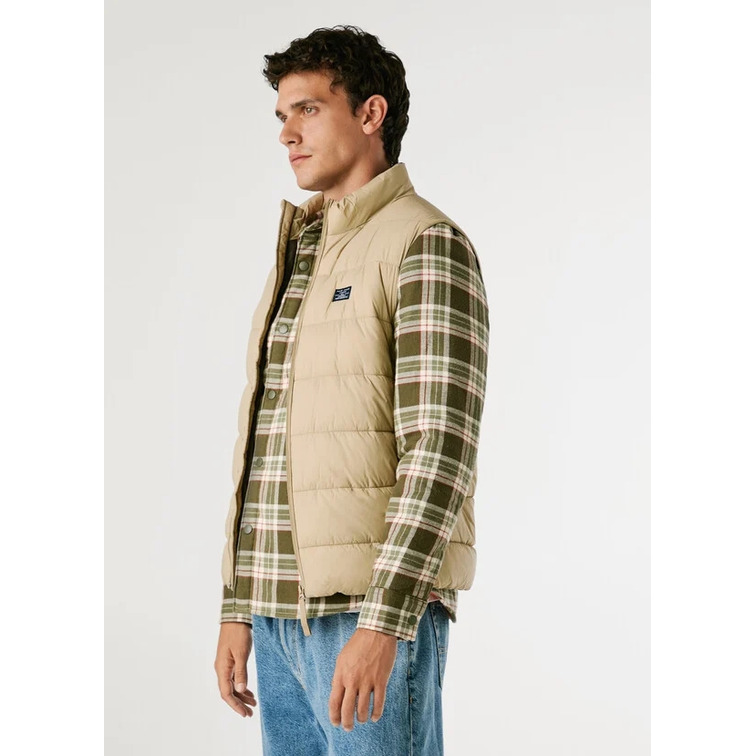CHALECO ACOLCHADO HOMBRE PEPE JEANS CIERRE CREMALLERA