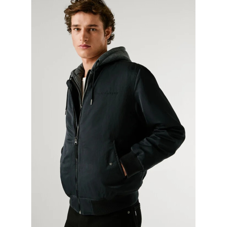 CAZADORA BOMBER HOMBRE PEPE JEANS CON CAPUCHA