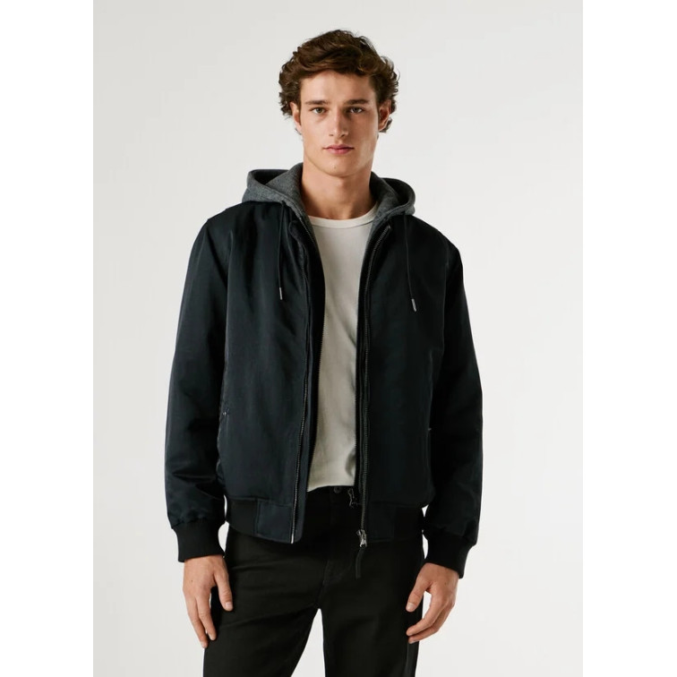 CAZADORA BOMBER HOMBRE PEPE JEANS CON CAPUCHA