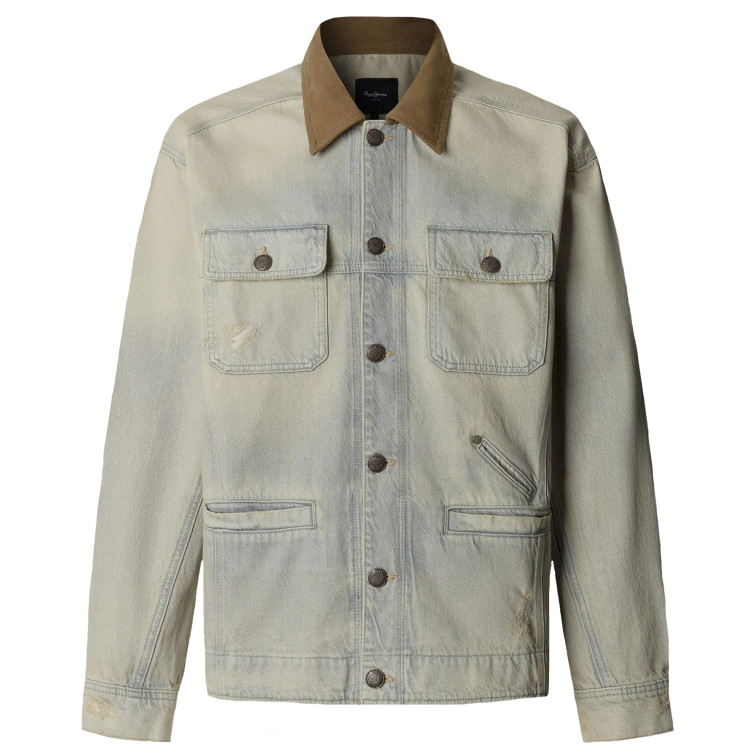 JERSEY HOMBRE  PEPE JEANS WALT WORKER JACKET TINT GREY