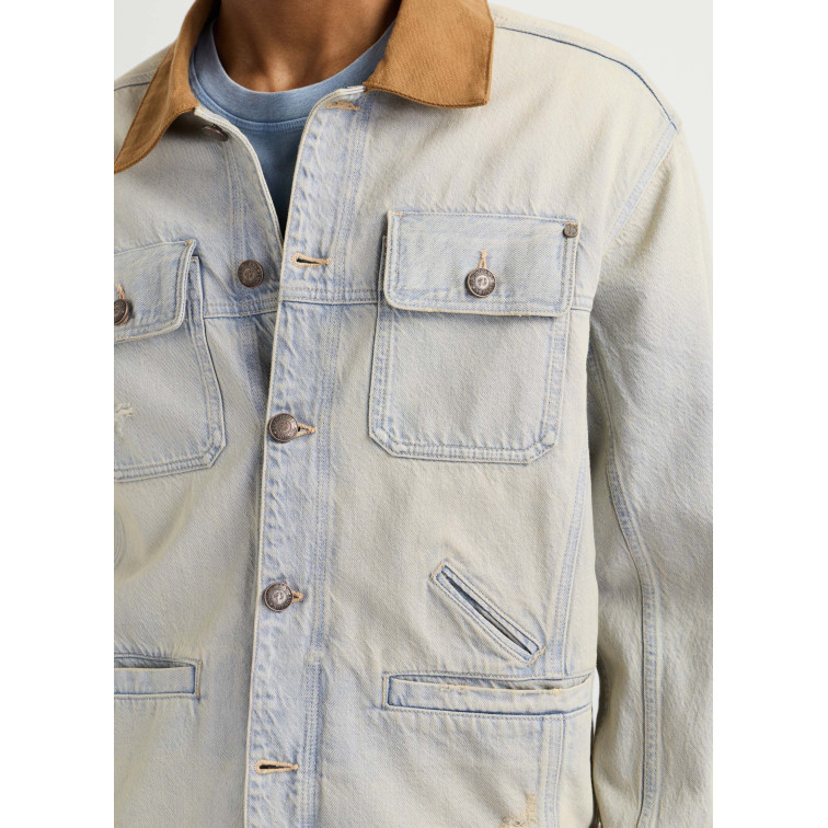 JERSEY HOMBRE  PEPE JEANS WALT WORKER JACKET TINT GREY