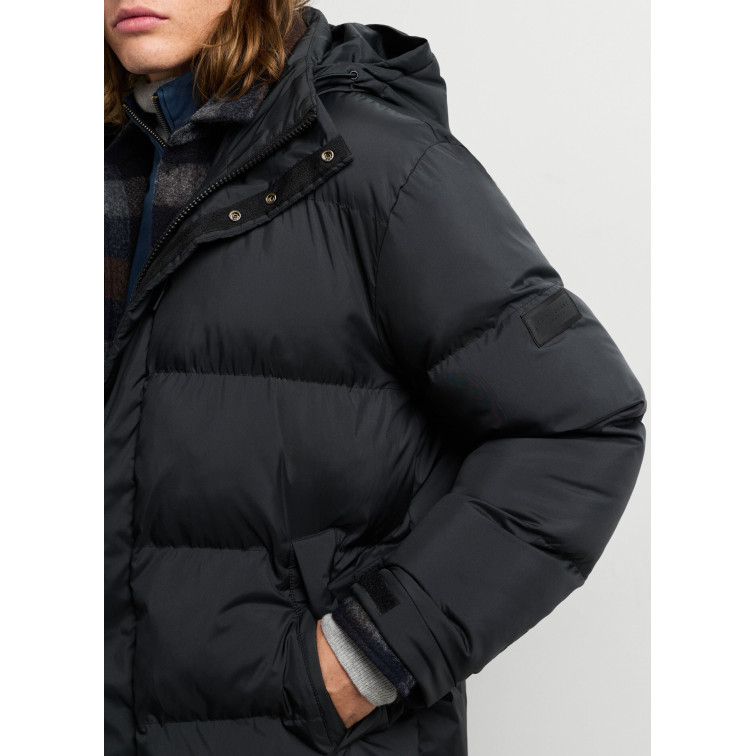 PLUMIFERO LARGO HOMBRE PEPE JEANS CON CAPUCHA