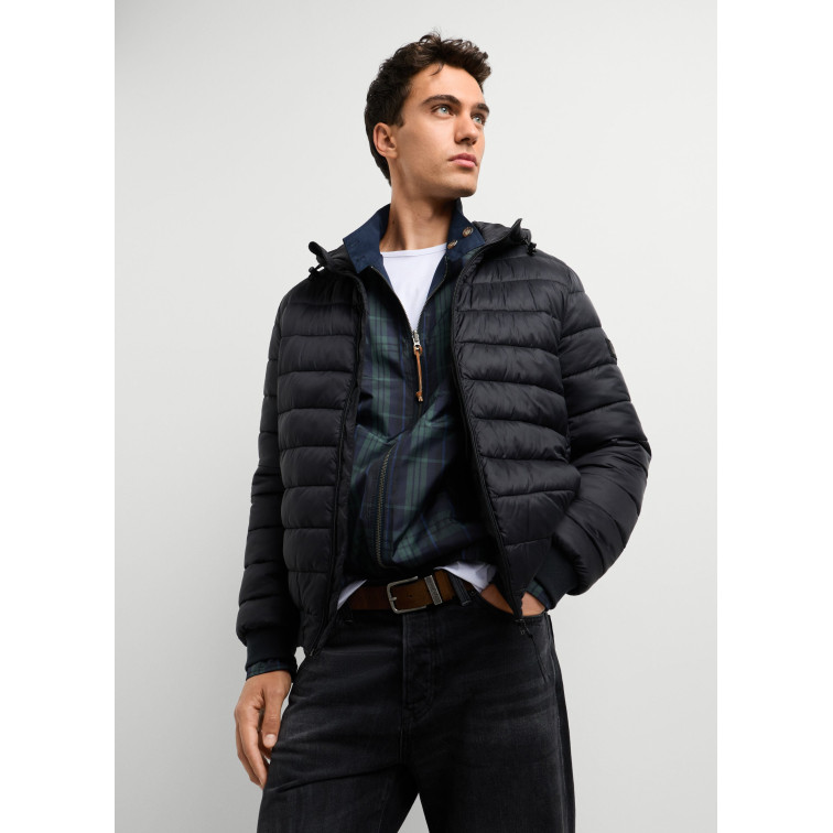 PLUMIFERO ACOLCHADO HOMBRE PEPE JEANS CON CAPUCHA